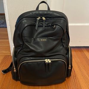 Tumi leather Calais backpack